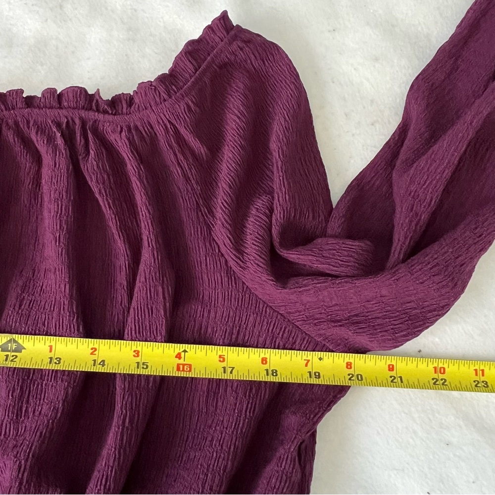 The General Good Women's Off-Shoulder Purple Top NWOT XXL - Picture 3 of 9